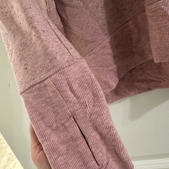 ATHLETA Balance Pullover Size M, speckled pink - Picture 8 of 10